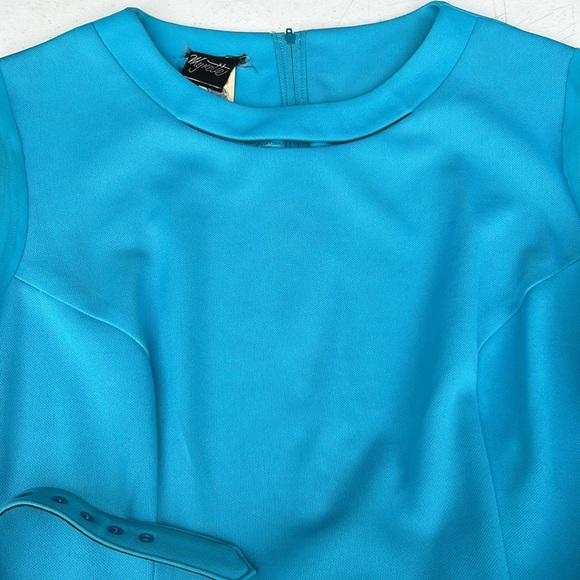 Mynette Long Blue Vintage Dress - Picture 11 of 11